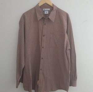 Columbia Long Sleeve Button Up Size XXL